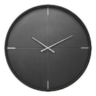 Monarch Specialties 9035 30" Round Oversized Wall Clock - Black-This 30" round black wall clock, perfectly blends modern aesthetics with functionality for a striking focal point in home decors