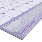 Blueline - 2027 Calendrier sous-main mensuel avec bande en vinyle - 21 1/4 po x 16 po - bilingue-Support en carton renforcé