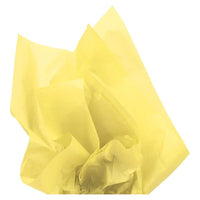 JAM Paper Tissue Paper - Yellow - 50 Sheets-Colour: Yellow | Great for birthdays, holidays, and any gifting occasion