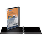 QuickFit View Binder - D Ring - 5/8" - Black - 6 Pack-D Ring, 3 Rings, Non-Locking