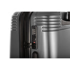 Bugatti Nashville 25.6" Hardside Check-in Luggage - Charcoal-Double 360-degree spinner wheels (8 wheels)