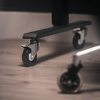 MotionGrey Heavy Duty Caster Wheels - 3" Swivel Casters with Locks - Silver-9