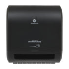 Distributeur automatique d'essuie-mains en papier sans contact enMotion Impulse 8 po de Georgia Pacific - Noir-Rouleau compatible : rouleaux d'essuie-tout enMotion 8 po