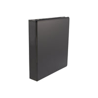 Staples 1.5" 3-Ring D-Ring View Binder - Black-View binder