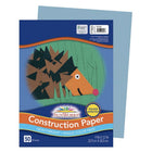Prang Construction Paper - Sky Blue - 9" x 12" - 50 Sheets-Heavyweight groundwood construction paper