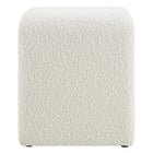 Modway Simba Boucle Fabric Waterfall Stool - Ivory-Assembly Required