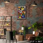 X-Men Character Collage - Framed Print - 27" x 38"-Museum-quality reproduction with vibrant colors