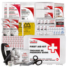 First Aid Central - Trousse de premiers soins Type 2 - Moyenne - CSA Z1220-24 - Boîtier en plastique-Emballée dans un boîtier en plastique mural durable avec logo de premiers soins bilingue.