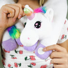 Bouncyband Sensory Vibrating Neck Pillow - Unicorn-Surface wash - Air dry