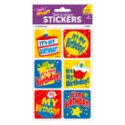 TREND enterprises It’s My Birthday Tear & Share Stickers - 1.88" x 1.94" - 30 Pack-Acid-free, nontoxic, and photo-safe