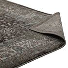 Modway Berit Distressed Vintage Floral Lattice Area Rug - 5 ft W x 8 ft L - Brown/Beige-8