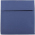JAM Paper Square Invitation Envelopes - 6 x 6 - Presidential Blue - 25 Pack-Envelopes are made of 28 lb paper with a textured finish