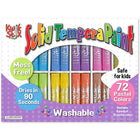 Kwik Stix Tempera Paint Sticks Classpack 72-Piece Set - Pastel-Kwik Stix Paints: Kwik Stix Tempera Paint sticks take the mess out of painting while keeping all the fun These quick drying paints dry in under 90 seconds, providing mess free fun for kids of all ages
