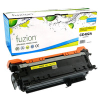 fuzion HP CE402A (507A) Compatible Toner - Standard Yield - Yellow-Yellow