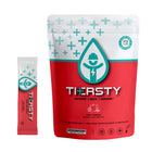 Thersty Hydration Drink Mix Pouch - Fruit Punch-Contains sea salt, vitamins C, B vitamins, BCAA's and essential electrolytes