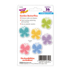 TREND enterprises Garden Butterflies Mini Accents Variety Pack - 3"  - 36 Pack-Diecut with durable cardstock. 6 colours, 6 of each, for 36 per pack