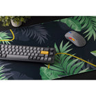 ONEofZERO Large Premium Desk Pad - Anti Slip Rubber Bottom - Lush Jungle Green-Dimensions: 35.4" L x 15.7" Lx 0.15" H