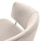 Modway Nella Upholstered Performance Velvet Dining Chair - Almond/Silver - 2 Pack-10