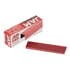 JAM Paper Standard Size Colourful Staples - Ruby Red - 5000 Pack-Quantity: 5,000 count per box | Packaged in rows for efficient loading and reliable performance.
