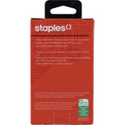 Staples HDMI 1.4 Cable - 4 ft-Superior performance – Supports 3D, full high-definition 1080p and 4K Full HD, and features gold-plated connectors along with lossless surround sound