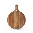 Minimal - Plateau de service rond en bois-Design élégant et fonctionnel
