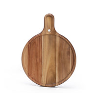 Minimal - Plateau de service rond en bois-Design élégant et fonctionnel