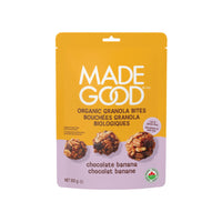 Made Good Organic Granola Bites - Chocolate Banana - 100g - 6 Pack-Certified Organic