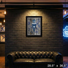 Toronto Maple Leafs Yesterday and Today Collage - Framed Print - 28" x 36"-Finished size: 28.5x36.5