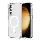 AXS Crystal Shield D3O Case MagSafe Compatible for Samsung Galaxy S23 FE - Clear-8ft drop tested, backed by D3O technology