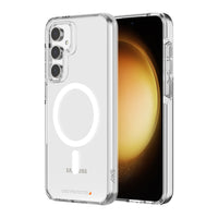 AXS Crystal Shield D3O Case MagSafe Compatible for Samsung Galaxy S23 FE - Clear-8ft drop tested, backed by D3O technology