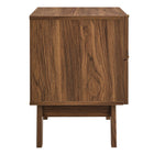 Modway Soma 2-Drawer Nightstand - Walnut-Non-Marking Foot Pads