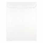 JAM Paper – Enveloppes de catalogue à ouverture en extrémité, 9 po x 12 po, avec fermeture peler et coller, blanc, paq./100-Blanc
