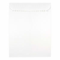 JAM Paper – Enveloppes de catalogue à ouverture en extrémité, 9 po x 12 po, avec fermeture peler et coller, blanc, paq./100-Blanc