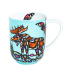 Oscardo Moose by John Rombough Porcelain Mug - 485ml-Broad Shape Porcelain Mug - Holds 485 ml / 16 oz, ideal for coffee, tea, and hot beverages