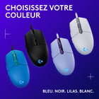 Logitech - Souris de jeu RVB programmable  G203 Prodigy - blanche-8