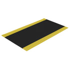 Edgewood - Airsoft Sûreté Craquelé Tapis Anti-Fatigue Léger - 3 pi l x 5 pi L x 3/8 po P - Noir/Jaune-Pour Usage Léger
