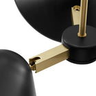 Modway Journey 3-Light 3" Arm Pendant - Black-8