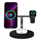 Belkin BoostCharge Pro 3-in-1 15W Wireless Charger with MagSafe-Seamless charging experience in any orientation with MagSafe 