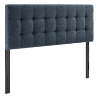 Modway Lily Upholstered Queen Size Headboard - Navy Chenille-Chenille Fabric Upholstery