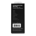 Gry Mattr Gel Pen Matte Black Barrel - Black Chrome Accents-Barrel Colour: Matte Black