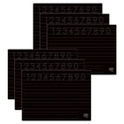 The Pencil Grip Activity Playmat - Numbers & Shapes (2-Sided) - 6 Pack-Draw, wipe, repeat with these reusable mats.