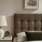 Modway Emily Fabric Upholstered Twin Size Headboard - Mocha-Twin Size Headboard