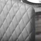 HOMCOM - Chaises de salle à manger avec siège rembourré et pieds en acier - gris - ensemble de 4-Couleur : Gris