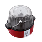 Salton Stir Popper Popcorn Maker-BUTTER - built-in butter well distributes butter while popping