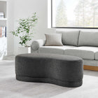 Modway Nimbus 48" Upholstered Ottoman Bench - Cast Slate-Non-Marking Floor Glides