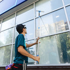 Gritt Commercial Pro Window Washing Cleaning Kit - 14" Squeegee - 14" Washer - 6' Telescopic Pole - 3 Pack-Minimum Pole Length: 3.5'
