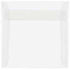 JAM Paper - Enveloppes d'invitation carrées en vélin translucide - 6,5 po x 6,5 po - Transparent - paquet de 25 (82516)-Clair
