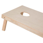 Triumph Woodie Cornhole Set - 2' x 4' - Brown-HIGH STRENGTH PLYWOOD FRAME: Plywood frame features mitered corners and two plywood cross supports under each board