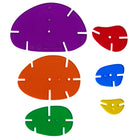 edxeducation - Mini pot de galets arc-en-ciel entrelacés - Ensemble de 72-Parfait pour améliorer la motricité fine et stimuler les conceptions créatives. Comprend un guide d'activités pour des idées d'apprentissage et 12 adorables modèles sont gratuits en ligne