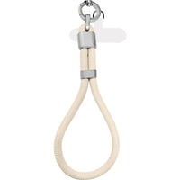 Helix Phone Wristlet Strap - White-Compatible With most phone cases